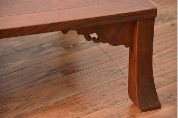 アンティーク家具　和製アンティーク　古い欅材の上品な座卓