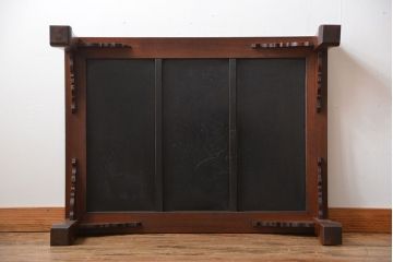 アンティーク家具　和製アンティーク　古い欅材の上品な座卓