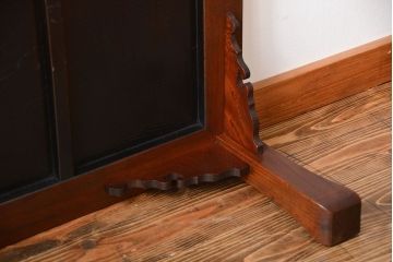 アンティーク家具　和製アンティーク　古い欅材の上品な座卓