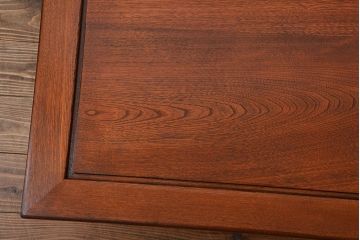 レトロ家具　昭和レトロ　古い木の正方形角ちゃぶ台
