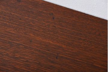 レトロ家具　昭和レトロ　脚のデザインがおしゃれな角ちゃぶ台