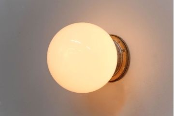 アンティーク　シンプルでおしゃれな球型壁掛け天井照明(1)