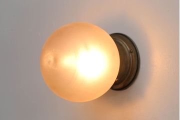 アンティーク　シンプルでおしゃれな球型壁掛け天井照明(2)