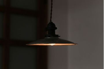 アンティーク　ジャンクスタイル!アルミシェード天井照明