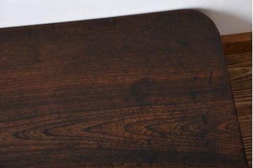 レトロ家具　昭和レトロ　脚折り畳み式!古い木製のアンティーク角ちゃぶ台