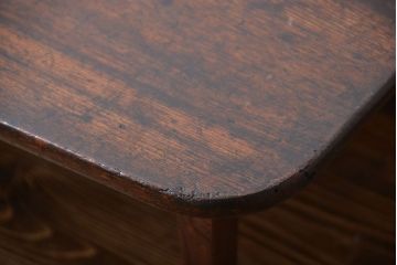 レトロ家具　昭和レトロ　脚折り畳み式!古い木製のアンティーク角ちゃぶ台