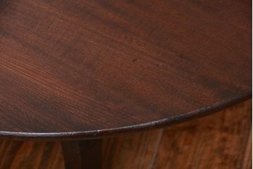 レトロ家具　昭和レトロ　脚折り畳み式!古い木製のアンティーク丸ちゃぶ台