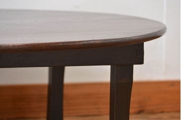 レトロ家具　昭和レトロ　脚折り畳み式!古い木製のアンティーク丸ちゃぶ台