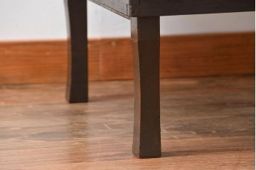 レトロ家具　昭和レトロ　脚折り畳み式!古い木製のアンティーク丸ちゃぶ台