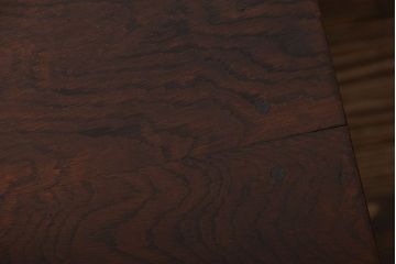 アンティーク家具　和製アンティーク　古い木製のデスクサイドキャビネット(4杯引き出し)