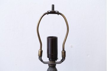 中古　おしゃれなステンドグラススタンドランプ
