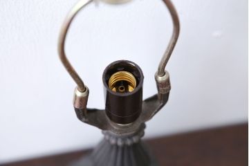 中古　おしゃれなステンドグラススタンドランプ(2)