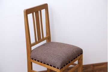 アンティーク家具　和製アンティーク　シンプルでナチュラルなダイニングチェア(1)