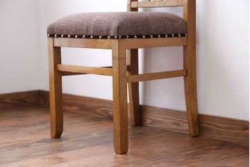 アンティーク家具　和製アンティーク　シンプルでナチュラルなダイニングチェア(1)