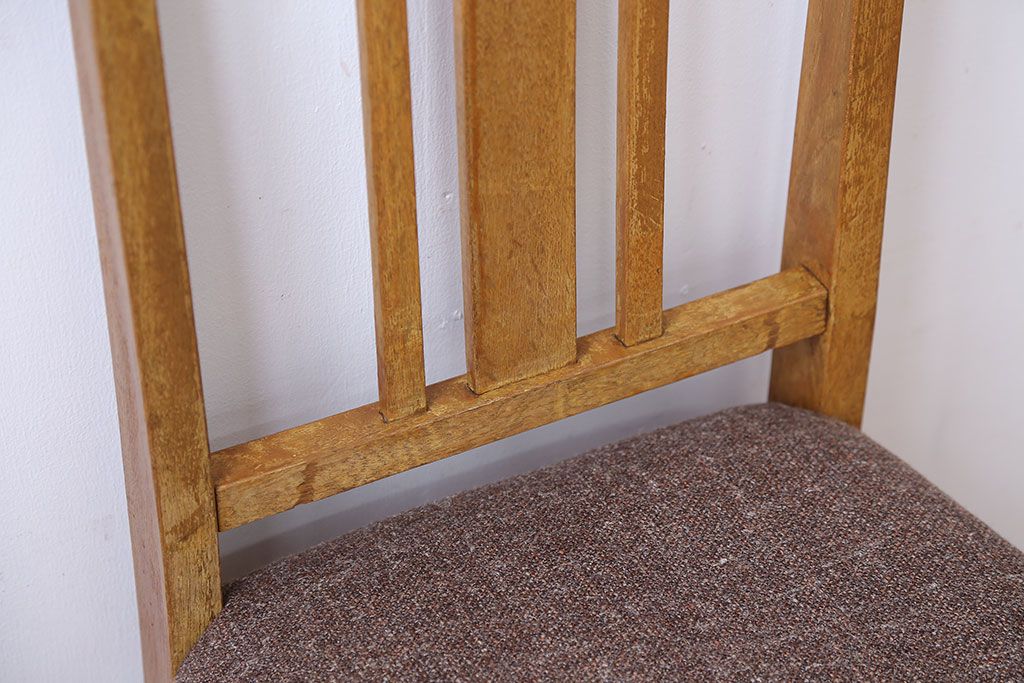 アンティーク家具　和製アンティーク　シンプルでナチュラルなダイニングチェア(1)