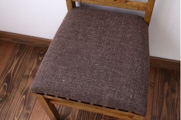 アンティーク家具　和製アンティーク　シンプルでナチュラルなダイニングチェア(1)