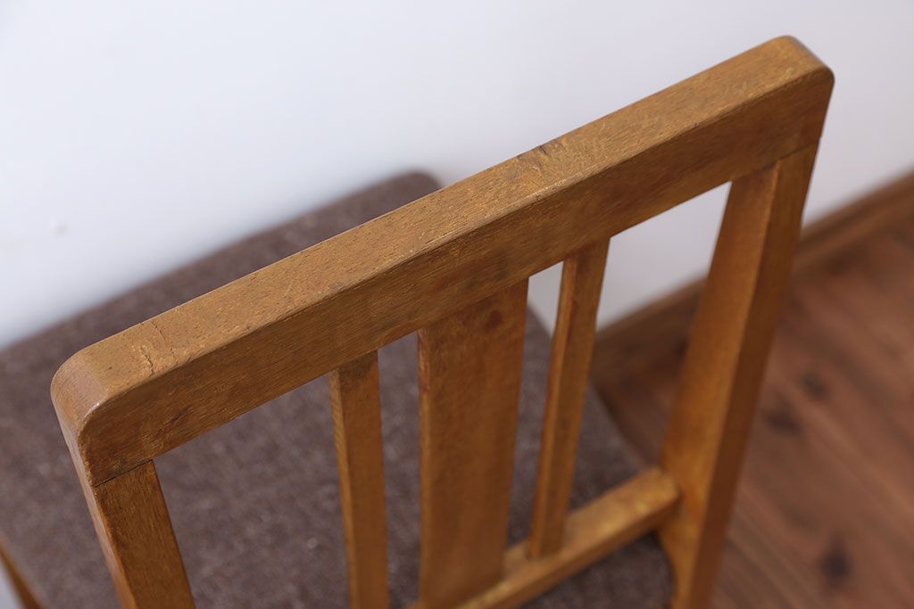 アンティーク家具　和製アンティーク　シンプルでナチュラルなダイニングチェア(1)