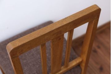 アンティーク家具　和製アンティーク　シンプルでナチュラルなダイニングチェア(1)