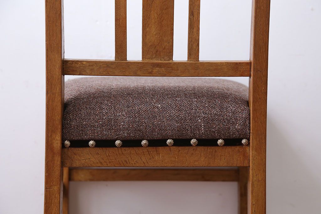 アンティーク家具　和製アンティーク　シンプルでナチュラルなダイニングチェア(1)