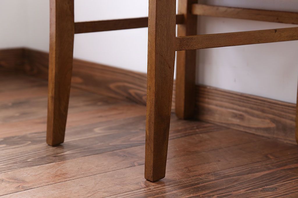 アンティーク家具　和製アンティーク　シンプルでナチュラルなダイニングチェア(1)