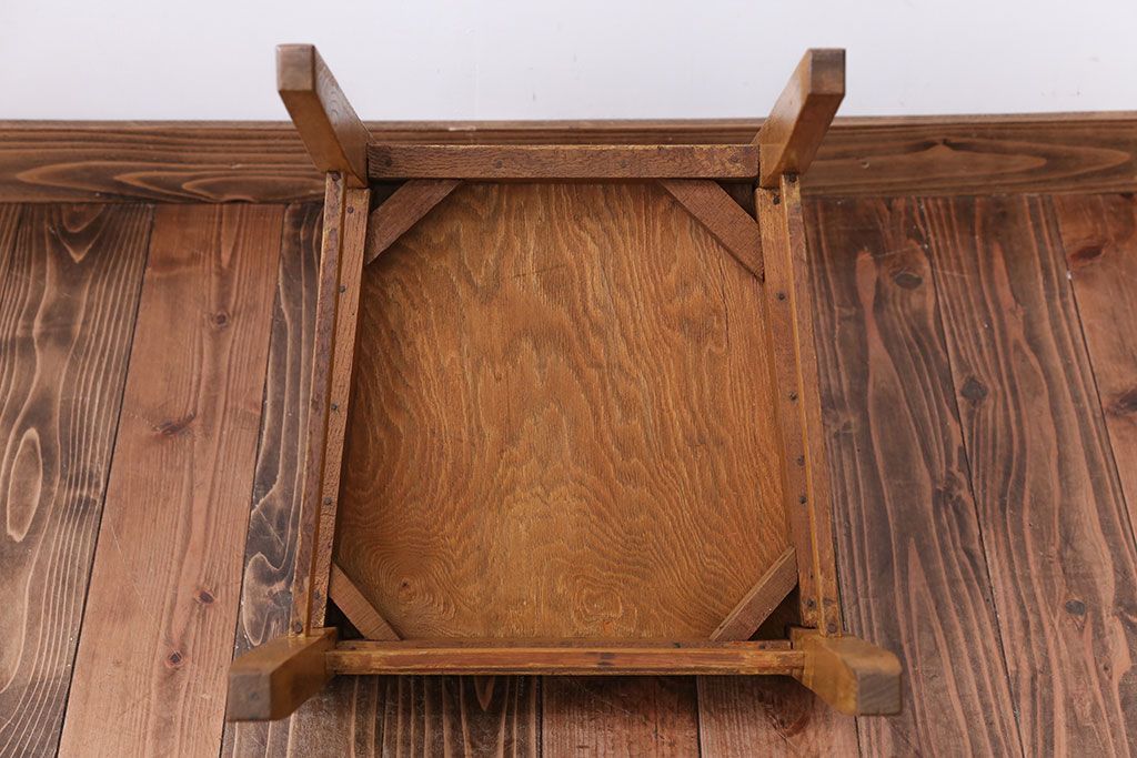 アンティーク家具　和製アンティーク　シンプルでナチュラルなダイニングチェア(1)