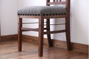 アンティーク家具　和製アンティーク　シンプルでナチュラルなダイニングチェア(2)