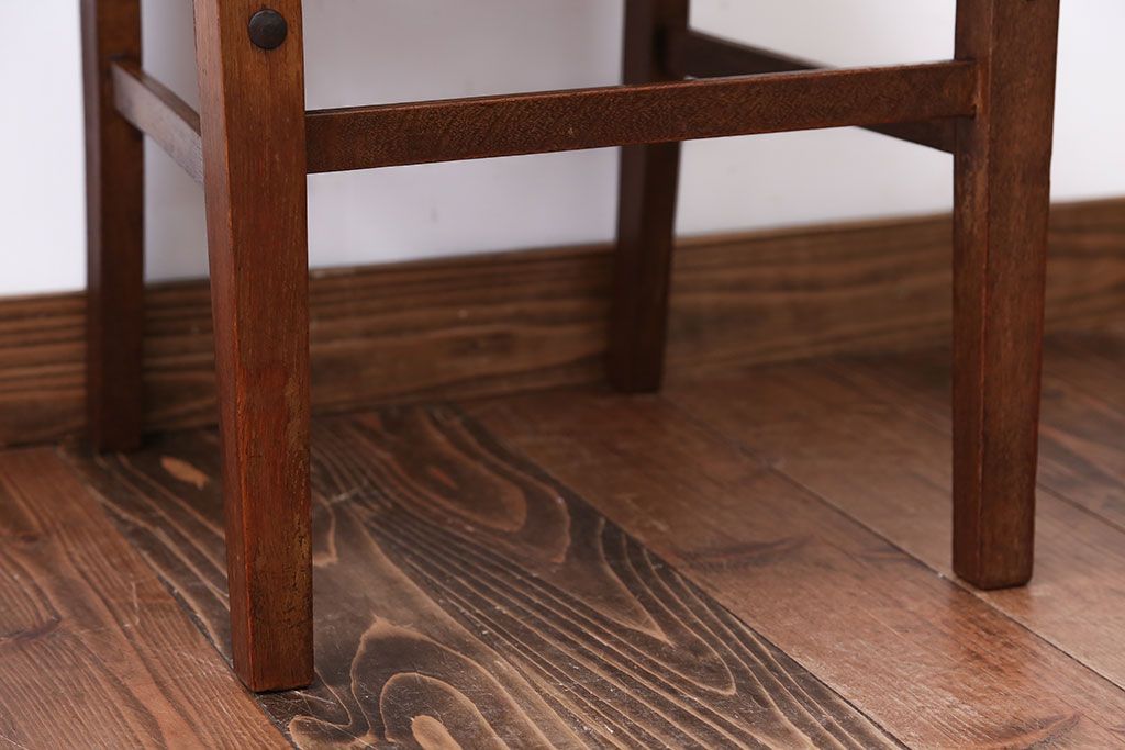 アンティーク家具　和製アンティーク　シンプルでナチュラルなダイニングチェア(2)