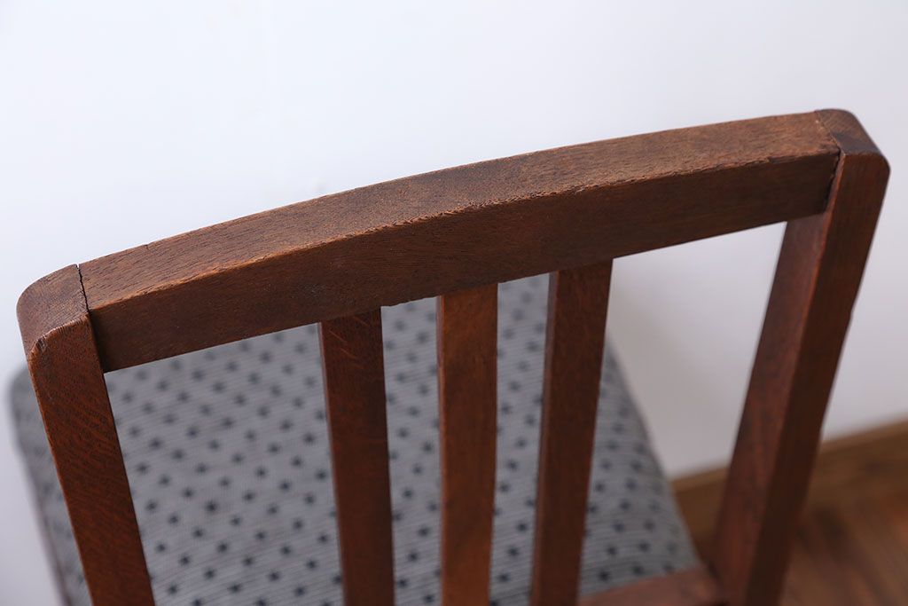 アンティーク家具　和製アンティーク　シンプルでナチュラルなダイニングチェア(2)