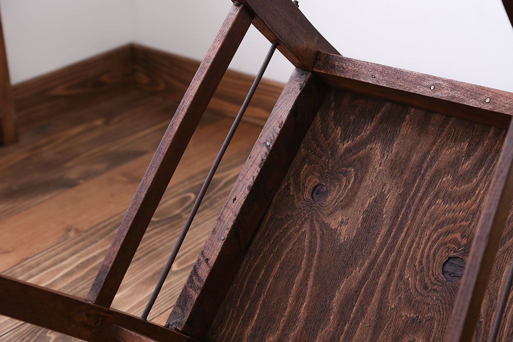 アンティーク家具　和製アンティーク　シンプルでナチュラルなダイニングチェア(2)