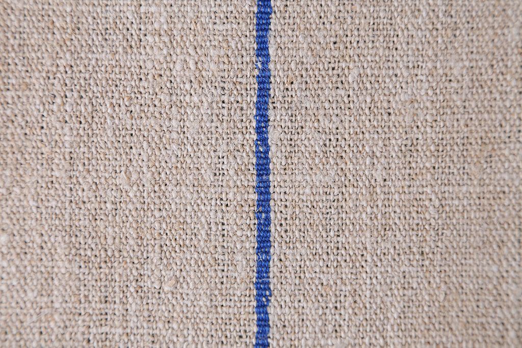 アンティーク家具　和製アンティーク　アンティークリネン座面のシンプルでナチュラルなダイニングチェア(1)