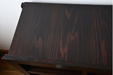 アンティーク家具　古民具・骨董　鉄脚付きアンティーク三尺水屋箪笥