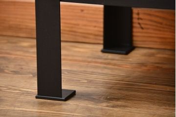 アンティーク家具　古民具・骨董　鉄脚付きアンティーク三尺水屋箪笥