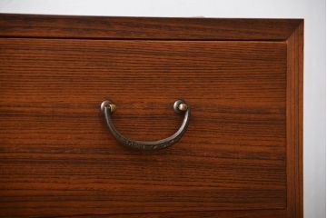 アンティーク家具　和製アンティーク　鉄脚付き古い桐箪笥ローボード(1)