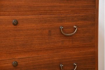 アンティーク家具　和製アンティーク　鉄脚付き古い桐箪笥ローボード(1)