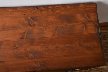 アンティーク家具　和製アンティーク　鉄脚付き古い桐箪笥ローボード(2)