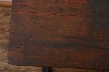アンティーク家具　和製アンティーク　古い学校の木製学習机(サイドテーブル)