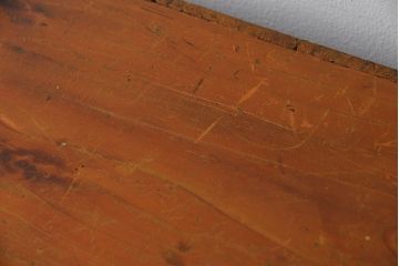 アンティーク家具　アンティーク　ネームプレート付き!古い木製の12杯引き出し