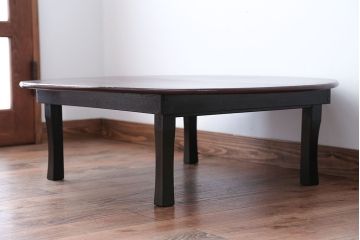 レトロ家具　和製アンティーク　レトロでかわいい丸ちゃぶ台