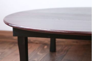 レトロ家具　和製アンティーク　レトロでかわいい丸ちゃぶ台