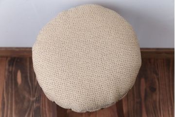 レトロ家具　昭和レトロ　古い木製のかわいい丸スツール