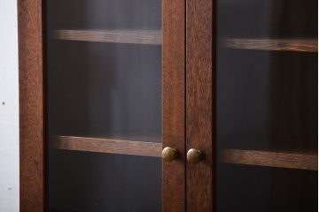 アンティーク家具　アンティーク　古い木の壁掛け収納棚