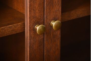 アンティーク家具　アンティーク　古い木の壁掛け収納棚