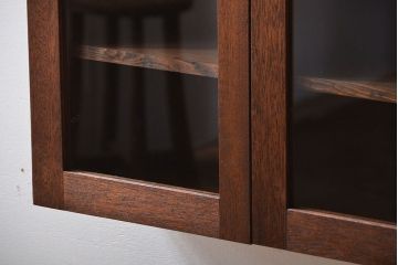 アンティーク家具　アンティーク　古い木の壁掛け収納棚