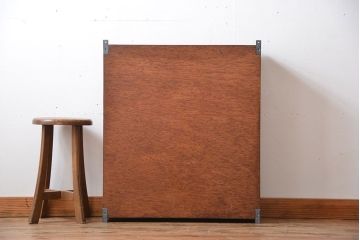 アンティーク家具　アンティーク　古い木の壁掛け収納棚