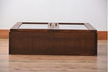 アンティーク家具　アンティーク　古い木の壁掛け収納棚