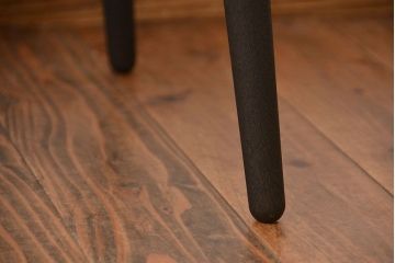 アンティーク家具　和製アンティーク　古い木製のラウンドセンターテーブル(1)