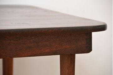 アンティーク家具　和製アンティーク　古い木製の角型天板センターテーブル