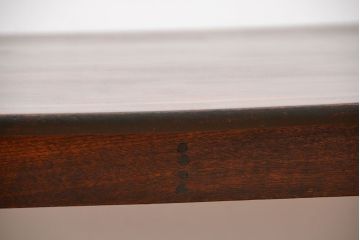 アンティーク家具　和製アンティーク　古い木製の角型天板センターテーブル