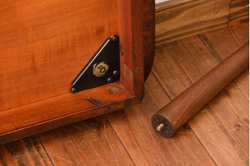 アンティーク家具　和製アンティーク　古い木製の角型天板センターテーブル