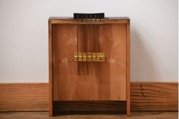 アンティーク家具　和製アンティーク　仕掛け付き古い木製小引き出し